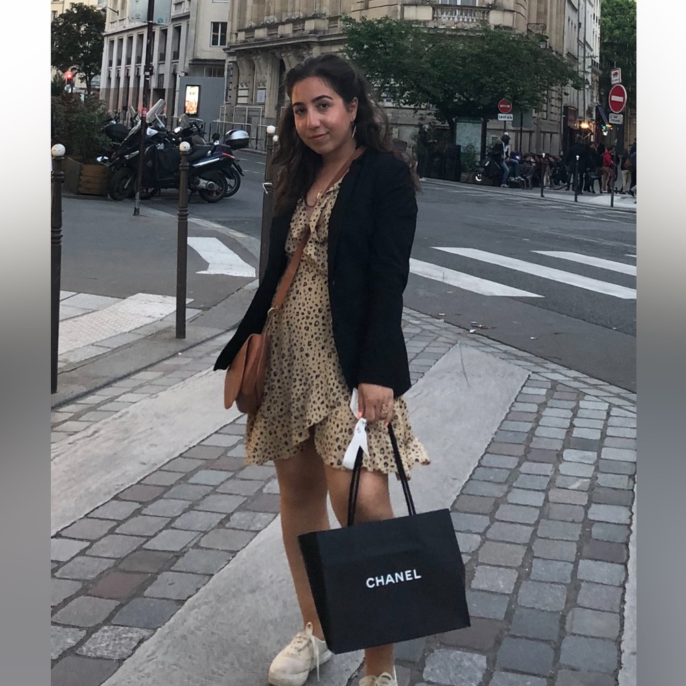 CHEETAH PRINT WRAP DRESS